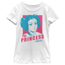 Girl's Star Wars Retro Princess Leia T-Shirt