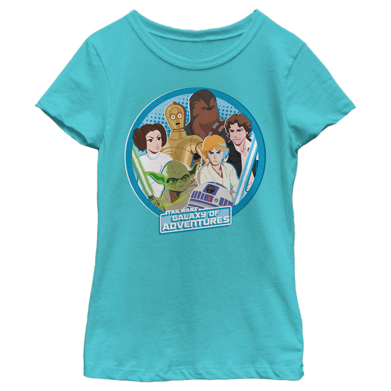 Girl's Star Wars: Galaxy of Adventures Group T-Shirt
