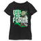 Girl's Star Wars: Galaxy of Adventures Yoda Feel the Force Animated T-Shirt