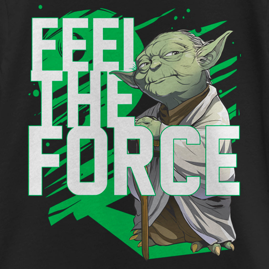 Girl's Star Wars: Galaxy of Adventures Yoda Feel the Force Animated T ...