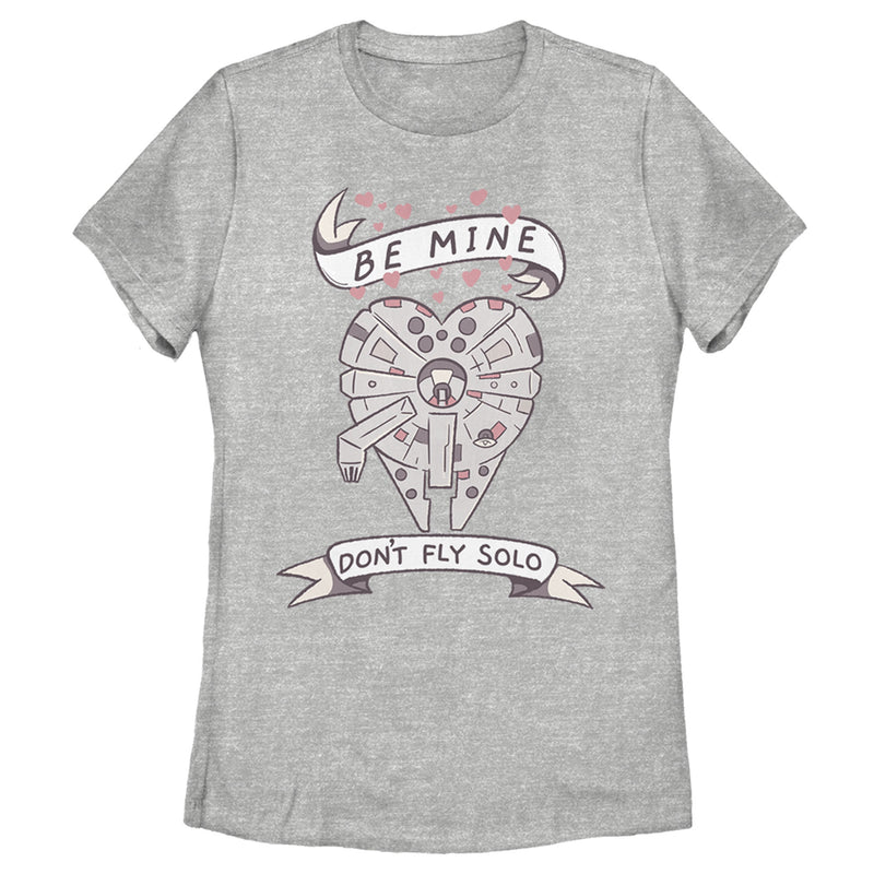 Women's Star Wars Valentine Don't Fly Solo T-Shirt