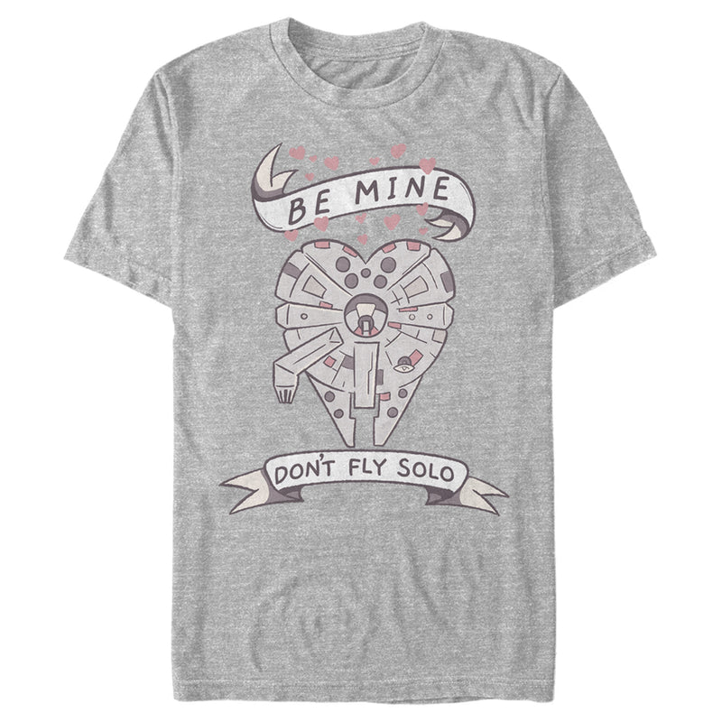 Men's Star Wars Valentine Don't Fly Solo T-Shirt