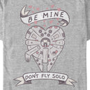 Men's Star Wars Valentine Don't Fly Solo T-Shirt