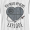 Boy's Star Wars Valentine Death Star Heart T-Shirt