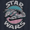 Boy's Star Wars: A New Hope Millennium Falcon Gradient Circle T-Shirt