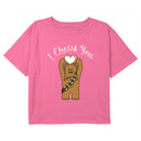 Girl's Star Wars Valentine's Day I Chews You Heart T-Shirt