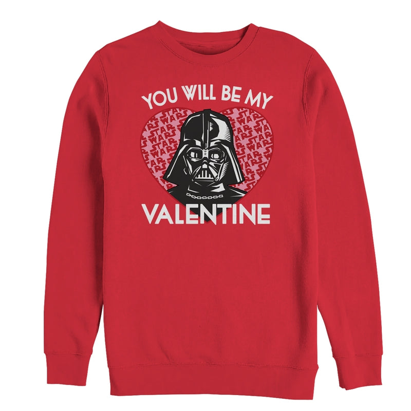 Men's Star Wars Valentine Darth Vader Invitation Sweatshirt