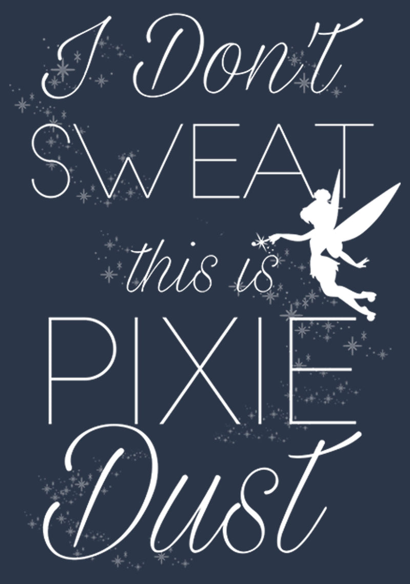 Junior's Peter Pan Tinkerbell I Don't Sweat This is Pixie Dust Racerback Tank Top