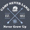 Women's Peter Pan Camp Neverland Est. 1953 Racerback Tank Top
