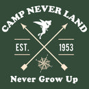 Junior's Peter Pan Camp Neverland Tinkerbell Est. 1953 Festival Muscle Tee