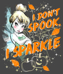 Junior's Peter Pan Halloween I Don't Spook I Sparkle Racerback Tank Top