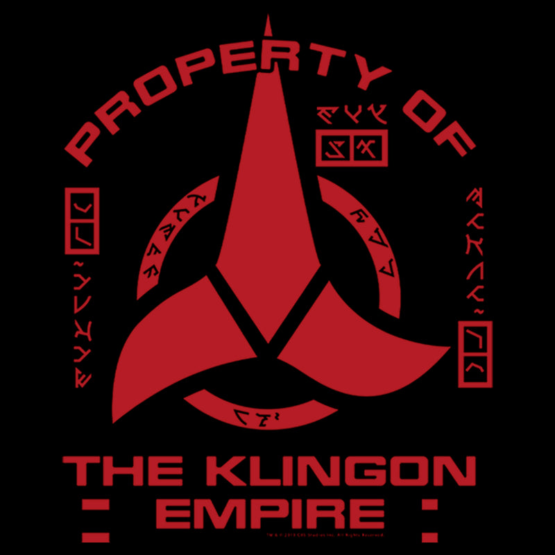 Men's Star Trek: Discovery Klingon Property Pull Over Hoodie