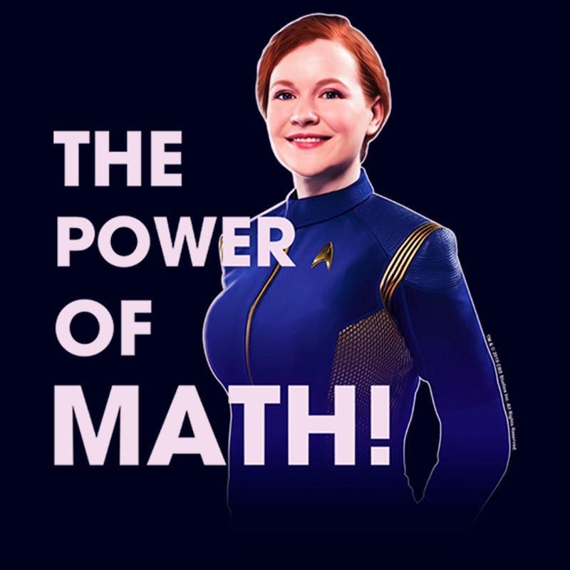 Men's Star Trek: Discovery Sylvia Tilly The Power of Math T-Shirt