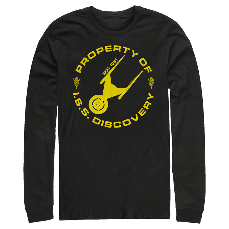 Men's Star Trek: Discovery Property of ISS Discovery Long Sleeve Shirt