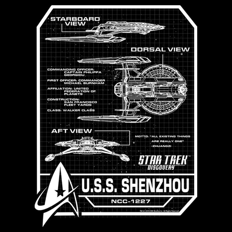 Men's Star Trek: Discovery Shenzhou NCC-1227 T-Shirt