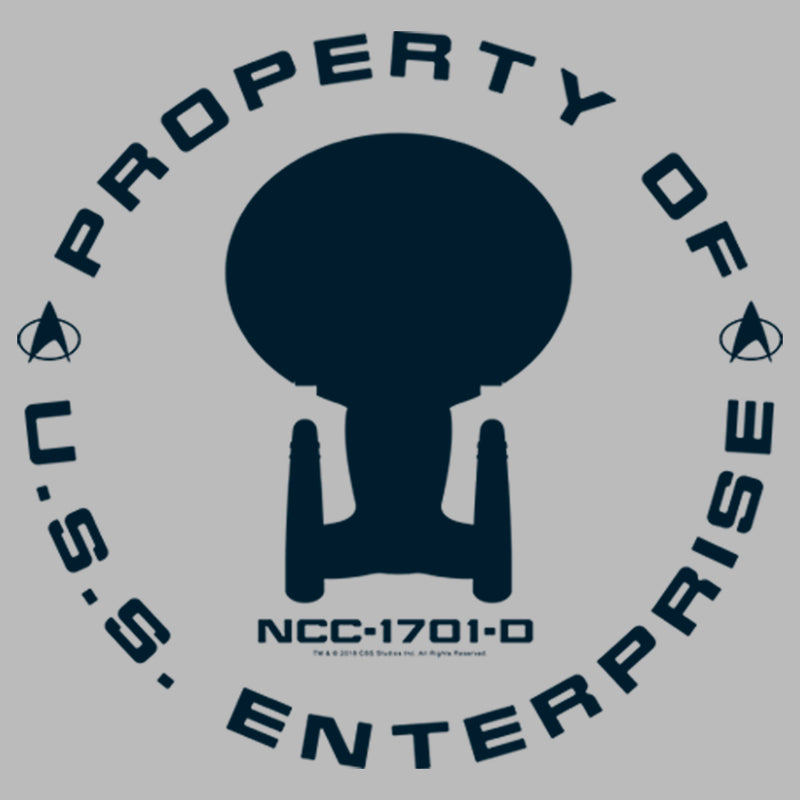 Junior's Star Trek: The Next Generation Property Of The USS Enterprise T-Shirt
