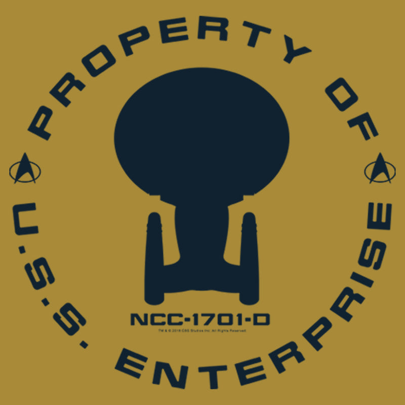 Junior's Star Trek: The Next Generation Property Of The USS Enterprise Festival Muscle Tee