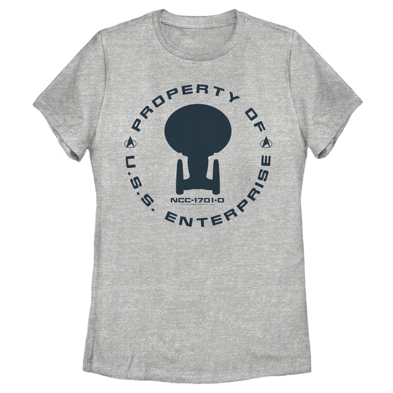 Women's Star Trek: The Next Generation Property Of The USS Enterprise T-Shirt