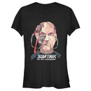 Junior's Star Trek: The Next Generation Geometric Captain Jean Luc Picard Borg T-Shirt