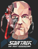 Women's Star Trek: The Next Generation Geometric Captain Jean Luc Picard Borg T-Shirt