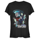 Junior's Star Trek: The Next Generation Starfleet Classic Color Crew Poster T-Shirt