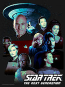 Women's Star Trek: The Next Generation Starfleet Classic Color Crew Poster Scoop Neck