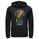 Men's Star Trek: The Next Generation USS Enterprise Rainbow Streak Pull Over Hoodie