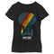 Girl's Star Trek: The Next Generation USS Enterprise Rainbow Streak T-Shirt