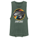 Junior's Star Trek: The Next Generation Rainbow USS Enterprise Circle Galaxy Stars Festival Muscle Tee