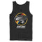 Men's Star Trek: The Next Generation Rainbow USS Enterprise Circle Galaxy Stars Tank Top