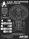 Women's Star Trek: The Next Generation Enterprise Galaxy Class NCC-1701-D Schematics Scoop Neck