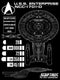 Junior's Star Trek: The Next Generation Enterprise Galaxy Class NCC-1701-D Schematics T-Shirt
