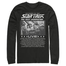 Men's Star Trek: The Next Generation Concert Poster Long Sleeve Shirt