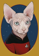 Junior's Star Trek: The Next Generation Captain Jean Luc Picard Cat Festival Muscle Tee