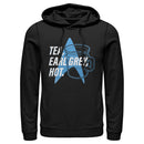 Men's Star Trek: The Next Generation Cup Of Tea Earl Grey Hot, Captain Picard Pull Over Hoodie