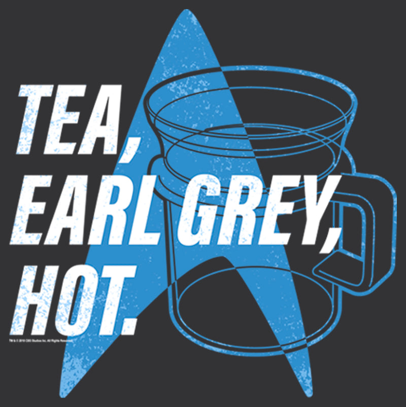 Women's Star Trek: The Next Generation Cup Of Tea Earl Grey Hot, Captain Picard Racerback Tank Top