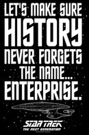 Junior's Star Trek: The Next Generation Let's Make Sure History Never Forgets The USS Enterprise T-Shirt