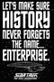 Junior's Star Trek: The Next Generation Let's Make Sure History Never Forgets The USS Enterprise Racerback Tank Top