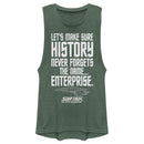 Junior's Star Trek: The Next Generation Let's Make Sure History Never Forgets The USS Enterprise Festival Muscle Tee