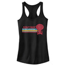 Junior's Star Trek: The Next Generation USS Enterprise Vertical Retro Rainbow Logo Racerback Tank Top