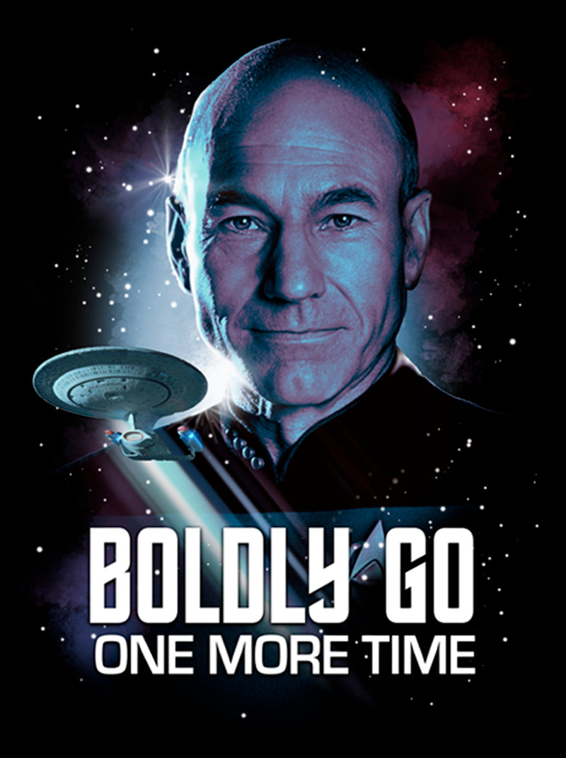 Junior's Star Trek: The Next Generation Captain Picard Boldly Go One More Time T-Shirt