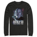 Men's Star Trek: The Next Generation Captain Picard Boldly Go One More Time Long Sleeve Shirt