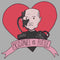 Boy's Star Trek: The Next Generation Valentine's Cartoon Borg Picard Heart Resistance Is Futile T-Shirt
