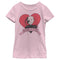 Girl's Star Trek: The Next Generation Valentine's Cartoon Borg Picard Heart Resistance Is Futile T-Shirt