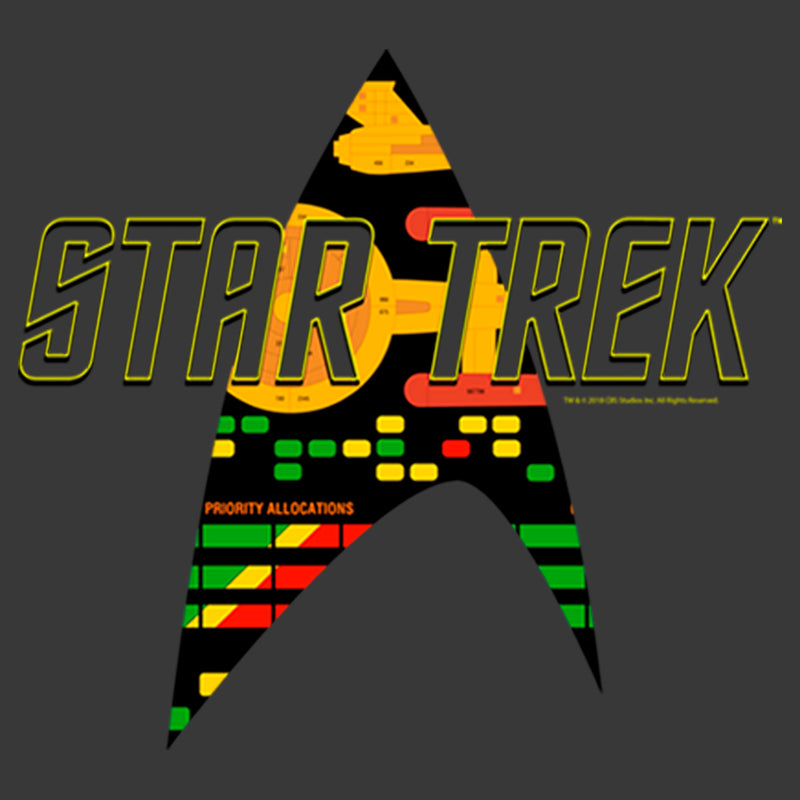 Men's Star Trek Allocations Logo Pull Over Hoodie