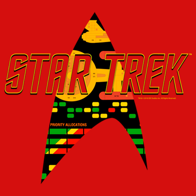 Girl's Star Trek Allocations Logo T-Shirt