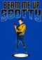 Men's Star Trek Cartoon Kirk Beam Me Up Scotty Transporter T-Shirt