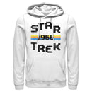 Men's Star Trek: The Original Series Retro Pixel 1966 Pull Over Hoodie