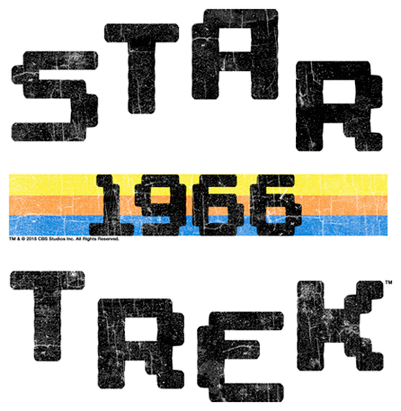 Junior's Star Trek: The Original Series Retro Pixel 1966 T-Shirt