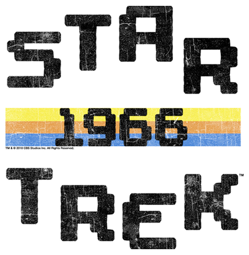 Men's Star Trek: The Original Series Retro Pixel 1966 Sweatshirt